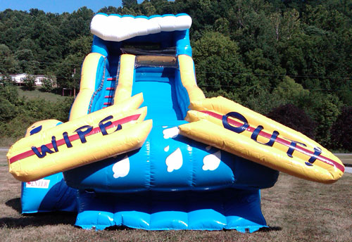 Wipeout Double-Drop Water Slide